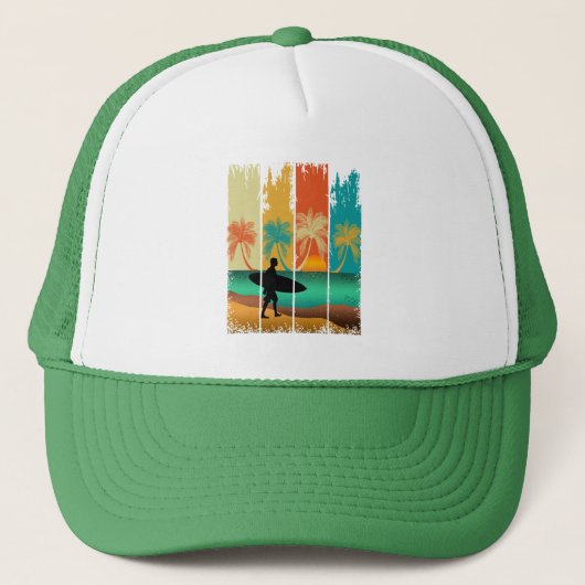 Casquette été plage vintage (Devant)