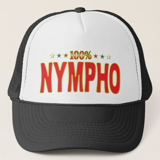 Casquette Étiquette d'étoile de nympho (Devant)