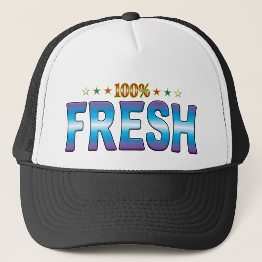 Casquette Étiquette fraîche v2 d'étoile (Devant)