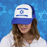 Casquette Étoile de David Drapeau, je me tiens avec le Casqu<br><div class="desc">Étoile de David Drapeau,  Juif sioniste patriotique,  je me tiens avec le Casquette d'Israël</div>