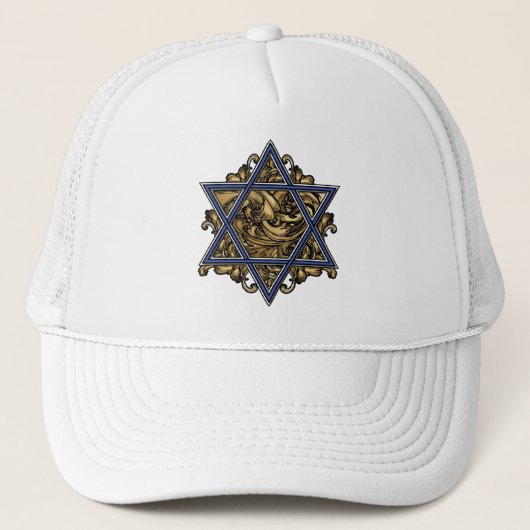 Casquette Étoile de David Gold (Devant)