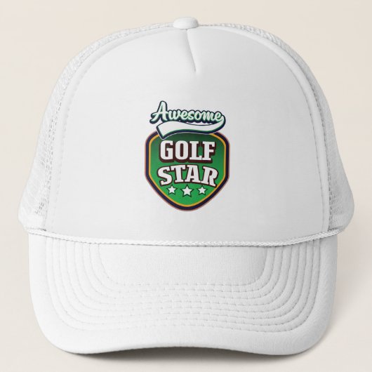 Casquette Étoile de golf géniale (Devant)