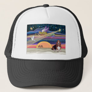 Casquette Étoile de Noël - Basset Hound 1