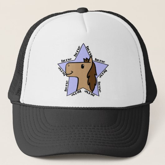 Casquette Étoile du cheval (Devant)