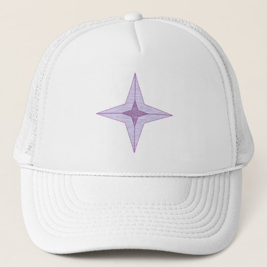 Casquette Étoile violette (Devant)