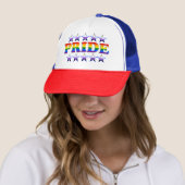 Casquette Étoiles de fierté non binaire PRIDE (En situation)