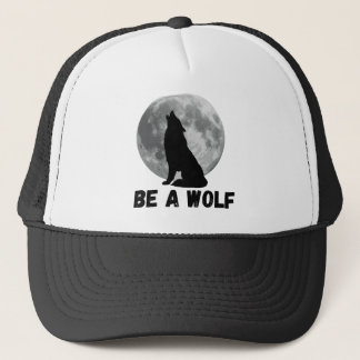 Casquette être un t-shirt design loup