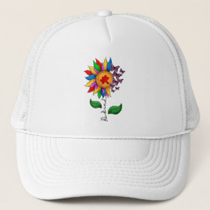 Casquette Être un tournesol-Sensibilisation sur l'autisme