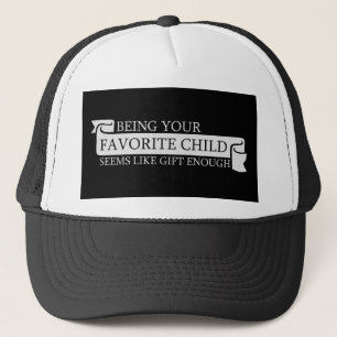 Casquette Être votre enfant préféré semble être un cadeau su