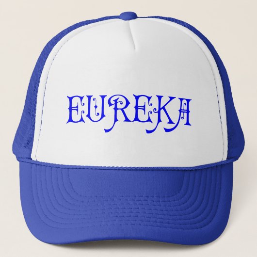 Casquette 😜 💡 Eureka-Funny Cool Exclamation Stylo Trucker (Devant)