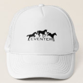 Casquette Eventer avec trois chevaux sautants (Devant)