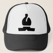 Casquette Évêque noir (Devant)