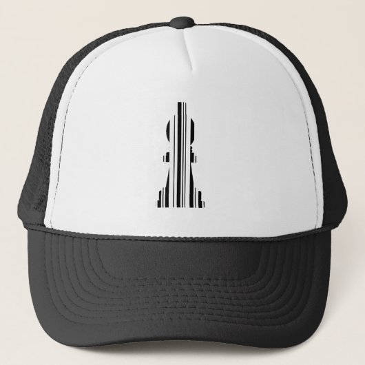 Casquette ÉVÊTEMENT ÉCHECS PIÈCE CODE BAR ÉVÊQUES Code barre (Devant)