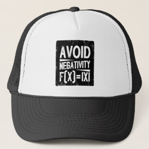 Casquette Évitez la négativité Équation de valeur absolue Pl