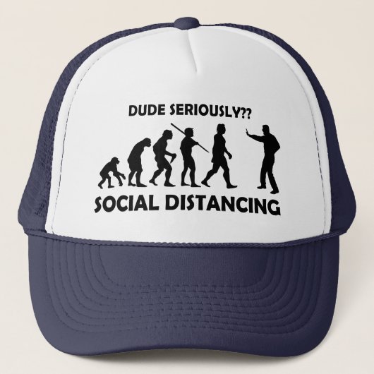 Casquette Evolution de la distance sociale (Devant)