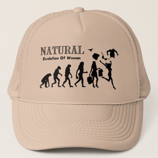 Casquette Evolution De La Femme Libérée (Femme Naturiste) (Devant)