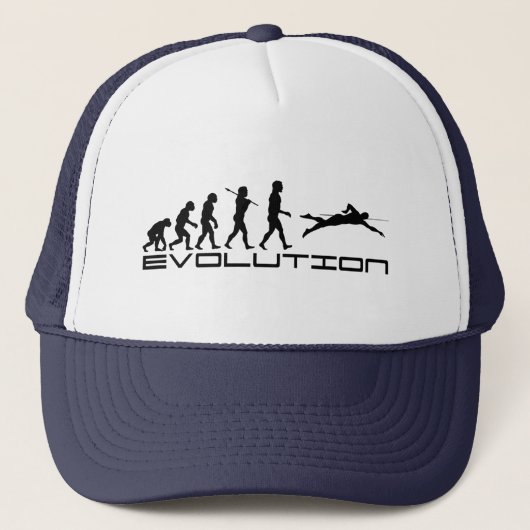 Casquette Évolution de la nage Nager Sports de natation (Devant)