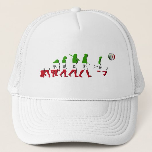 Casquette Évolution des cadeaux italiens de l'Italie Calcio (Devant)