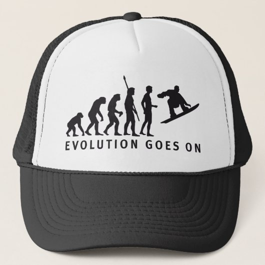 Casquette Evolution des snowboard (Devant)