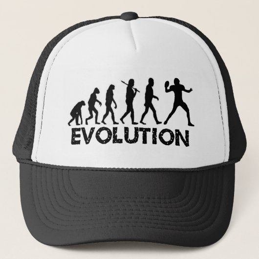 Casquette Évolution d'un joueur de football ! (Devant)