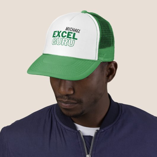 Casquette Excel Guru Funny Comptable Trucker Chapeau (En situation)