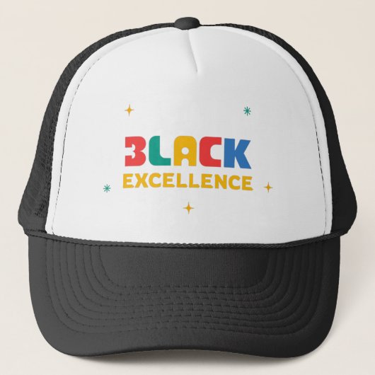 Casquette Excellence noire (Devant)