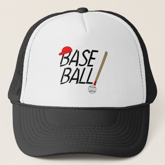 Casquette Exclamation de baseball (Devant)