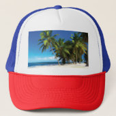 Casquette Exotic beach throw pillow (Devant)