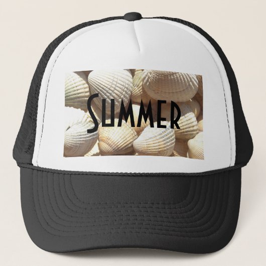 Casquette Exotic Tropical Sea Shell Summer Beach Photographi (Devant)