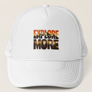 Casquette Explorez davantage l'aventure vintage en plein air