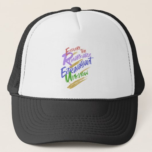 Casquette Explorez Un Citation Extravagant Remarquable Incon (Devant)