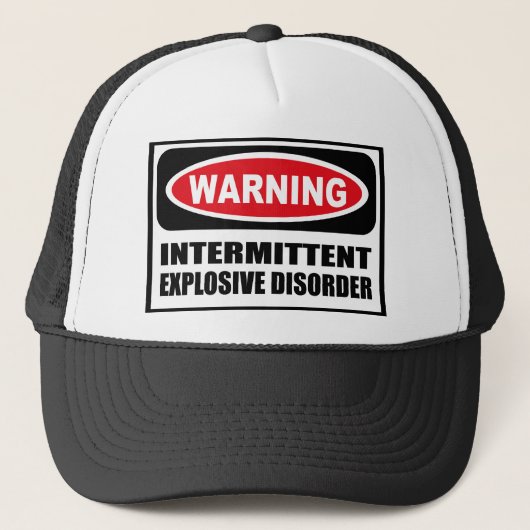 Casquette EXPLOSIF INTERMITTENT d'avertissement de (Devant)