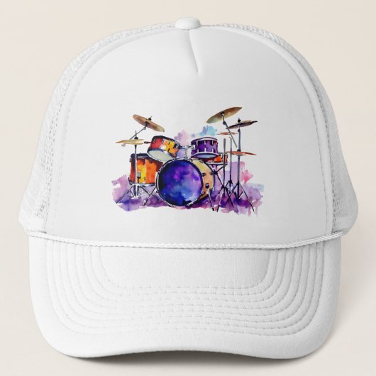 Casquette Explosion rythmique : le rêve d'un percussionniste (Devant)