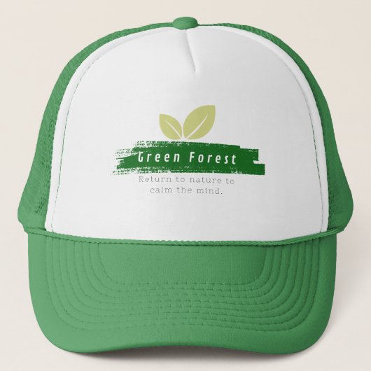 casquette extérieur vert forêt (Devant)