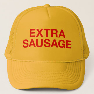 Casquette EXTRA SAUSAGE fun slogan trucker hat