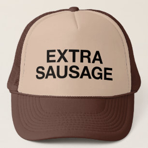 Casquette EXTRA SAUSAGE slogan amusant camionneur chapeau