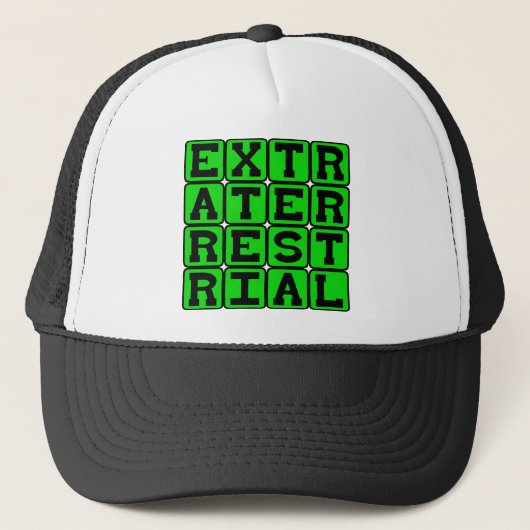 Casquette Extraterrestre, Alien (Devant)