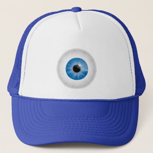 Casquette Eyeball Bleu Blookshot (Devant)