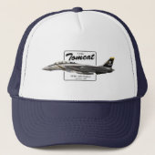 Casquette F-14A Tomcat profil VF-84 Jollys rogers (Devant)