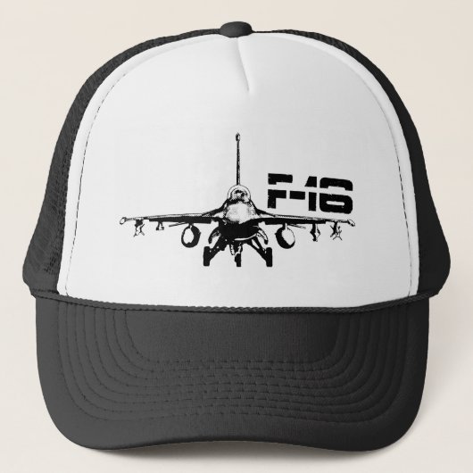 Casquette F-16 Chapeau de camionneur de faucon de combat (Devant)