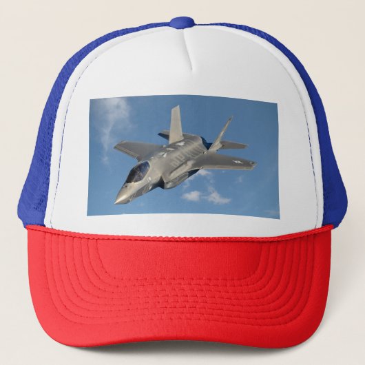 Casquette F-35 Lightning II Panther Jet Fighter dans le ciel (Devant)