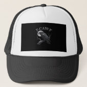 Casquette F-Caw-F Bird Moon Gothic Classic Cool Design (Devant)