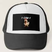 Casquette F-Caw-F Chicken Funny Chicken F-Caw-F Gear Creativ (Devant)