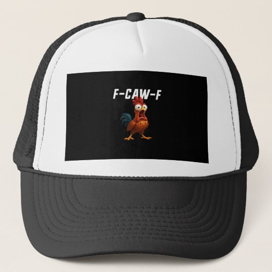 Casquette F-Caw-F Chicken Funny Chicken F-Caw-F Gear Retro C (Devant)