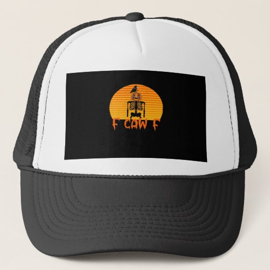 Casquette F-Caw-F Corbeau Classique Esthétique Décontracté (Devant)