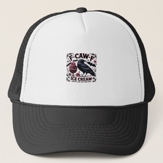 Casquette F Caw F Drôle Tendance (Devant)