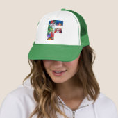 CASQUETTE F LETTER / SANTA WITH CHRISTMAS TREE MONOGRAM (En situation)