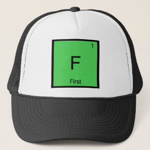 Casquette F - Premier symbole d'élément de chimie T-Shirt Mè