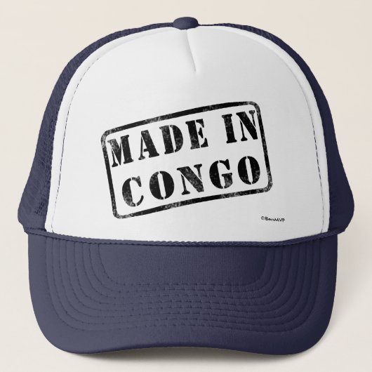 Casquette Fabriqué au Congo (Devant)