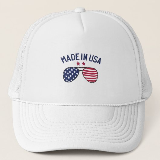 Casquette Fabriqué aux États-Unis États-Unis Drapeau lunette (Devant)